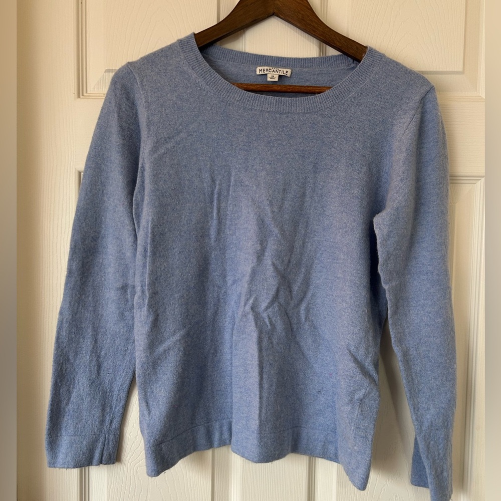 JCrew Crewneck wool sweater Light blue